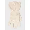 Cashmere knitted gloves