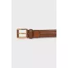 Men's leather belt