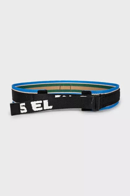 Mixed color textile belt