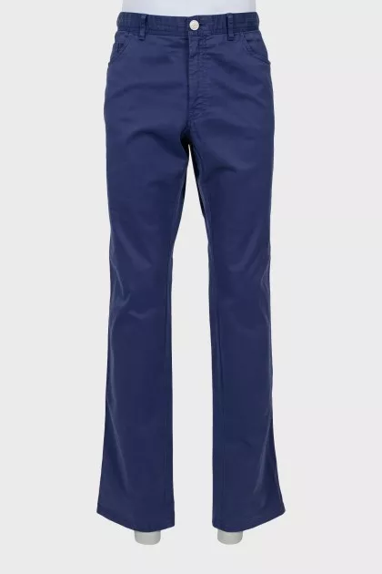 Men's Purple Straight Fit Jeans