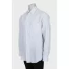 Men's striped linen shirt