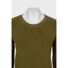 Wool sweater long at the back