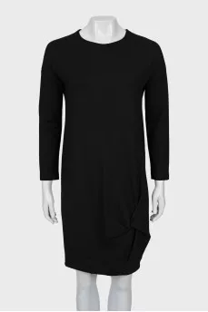Black shift dress