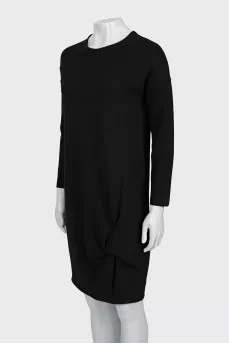 Black shift dress