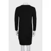 Black shift dress