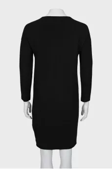 Black shift dress