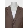 Men's dark brown suit
