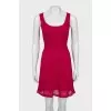 Knitted dress with a pattern