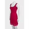 Knitted dress with a pattern