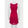 Knitted dress with a pattern