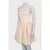 Beige dress with pattern