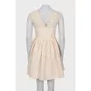 Beige dress with pattern