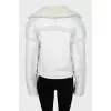 Padded white jacket