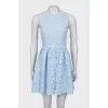 Fitted dress with sequins