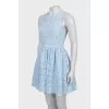 Fitted dress with sequins
