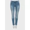 Beaded skinny jeans
