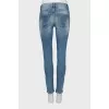 Beaded skinny jeans