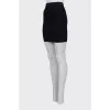 Ribbed fitted skirt