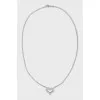Platinum pendant with diamond heart