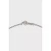 Platinum pendant with diamond heart