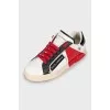 Mixed color men's sneakers