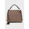 Monogram Leather Antheia Brode Hobo bag