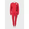 Sports red suit