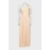 Maxi dress with tulle