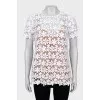 Lace white t-shirt