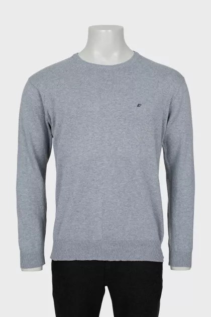 Men's gray jumper