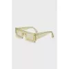 Translucent rectangular glasses