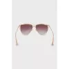 Sunglasses with pink lenses
