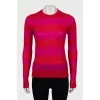 Two-tone striped sweater