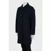 Blue cashmere coat