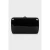 Rectangular leather clutch