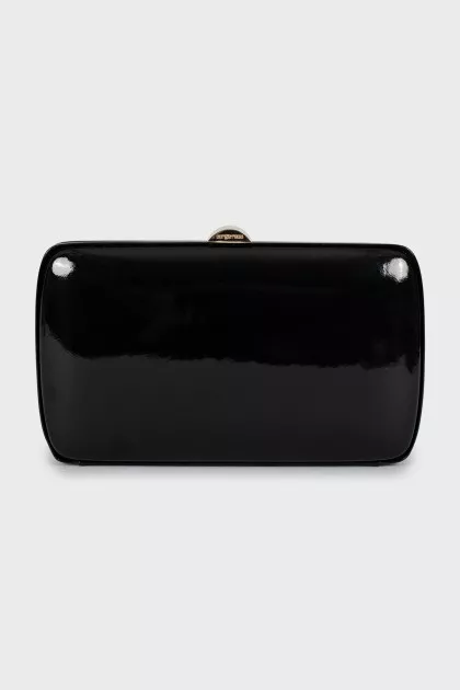 Rectangular leather clutch