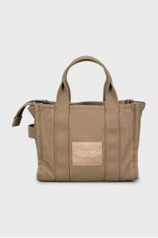 Textile tote shoulder bag