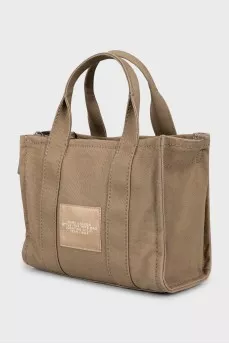 Textile tote shoulder bag