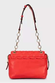 Red leather bag