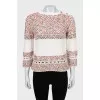Mixed color woven sweater