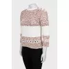 Mixed color woven sweater