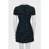Fitted dress with zipper