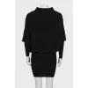Knitted dress made of wool and cashmere