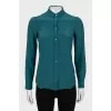 Slim fit silk shirt