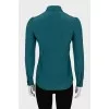 Slim fit silk shirt