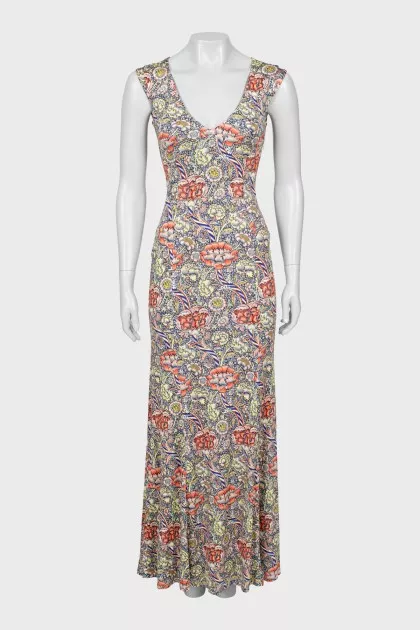 Fitted sundress in print