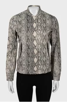 Animal print jacket