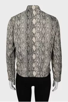 Animal print jacket
