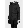 Quilted A-line jacket