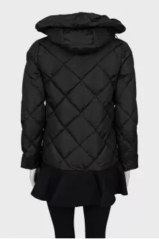 Quilted A-line jacket